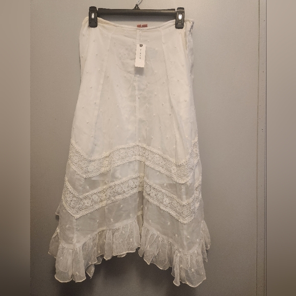 Anthropologie Dresses & Skirts - Anthropologie Not So Serious Lydia Petticoat Midi Skirt Size M SEE DESCRIPTION!